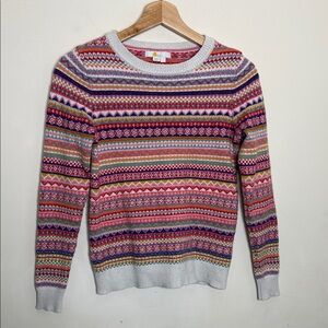 BODEN FAIR ISLE SWEATER US SMALL